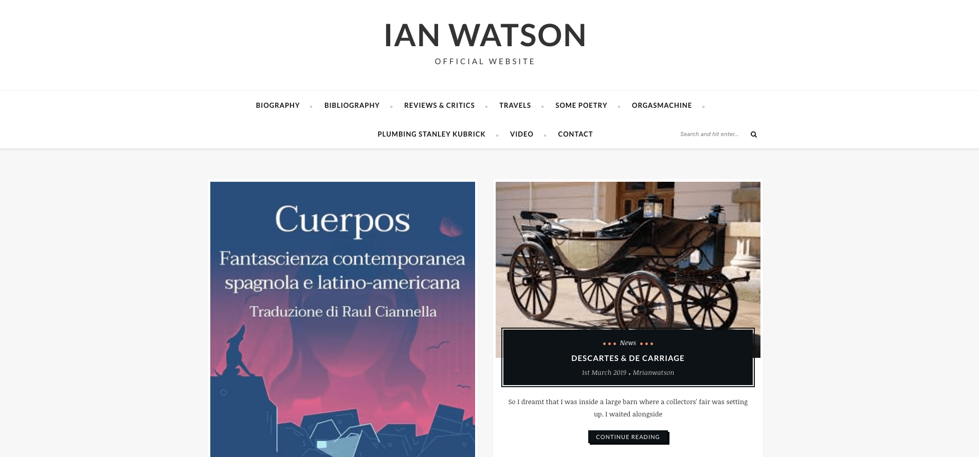 Ian Watson web